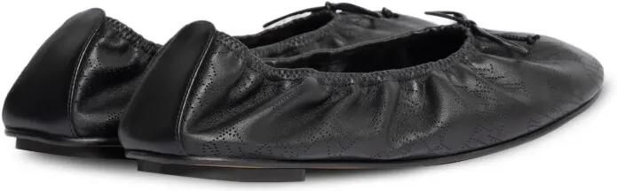 Alberta Ferretti Ballerina's met strikdetail Zwart - Foto 3