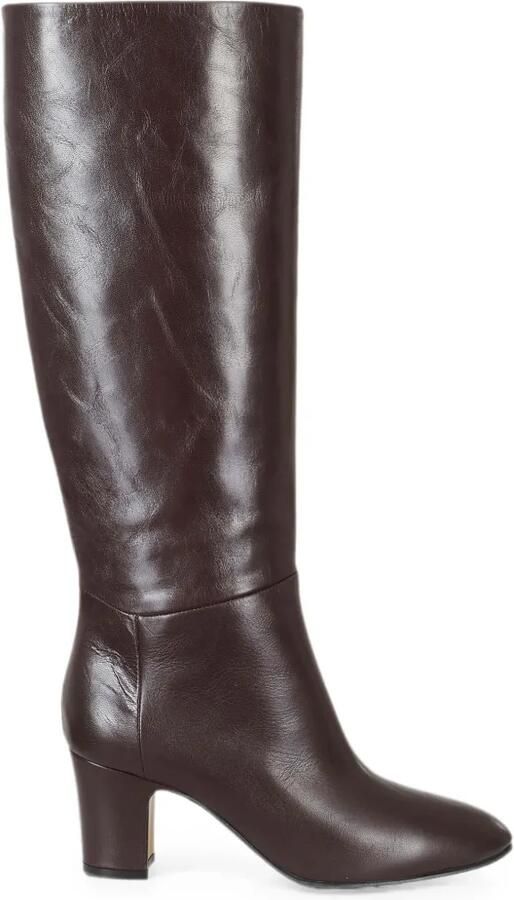 Alberta Ferretti Leren laarzen Bruin