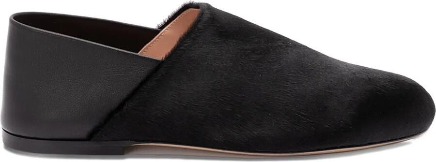 Alberta Ferretti Leren loafers Zwart