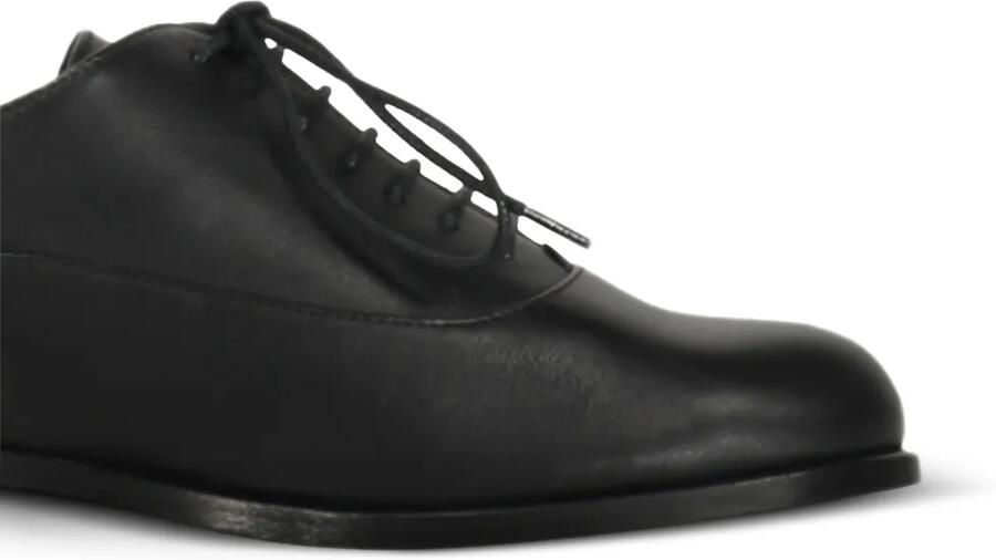Alberta Ferretti Leren veterschoenen Zwart - Foto 2