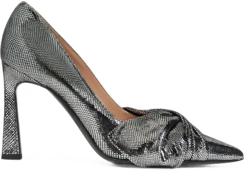 Alberta Ferretti Pumps met geknoopt detail Zilver