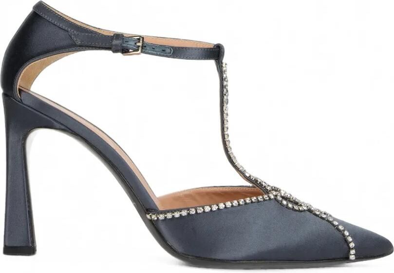 Alberta Ferretti Pumps verfraaid met kristal Blauw