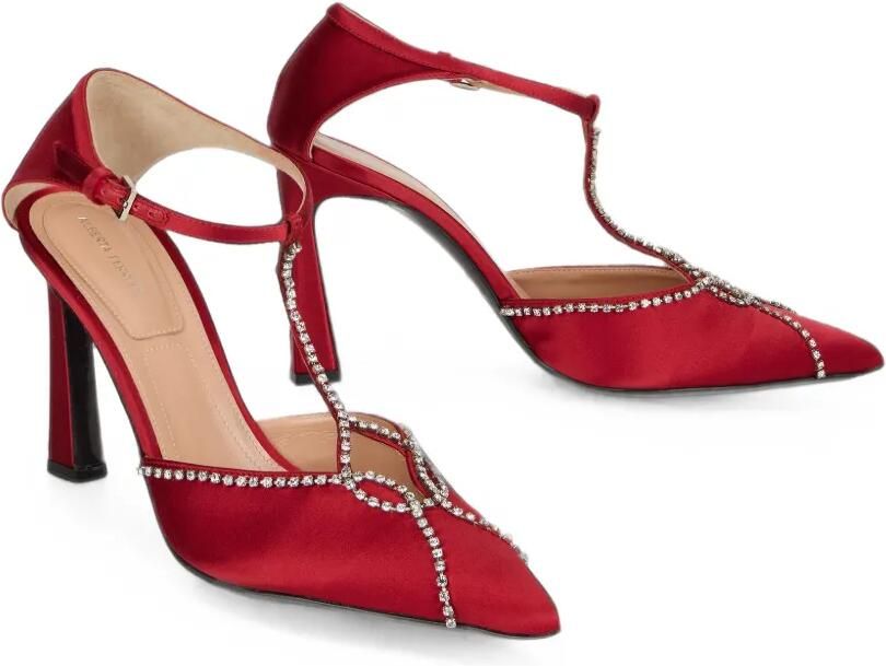 Alberta Ferretti Pumps verfraaid met kristallen Rood