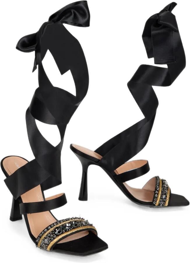 Alberta Ferretti Sandalen met bandje Zwart - Foto 3