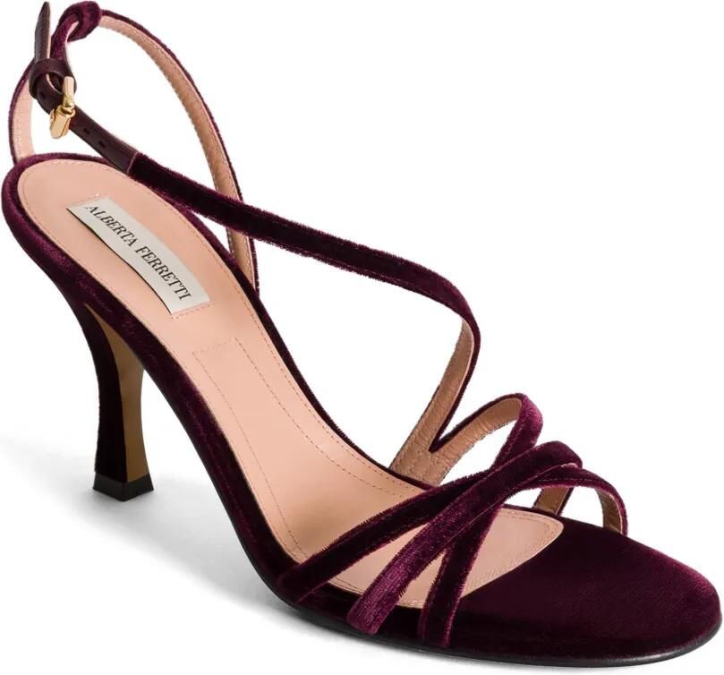 Alberta Ferretti Sandalen met bandjes Paars