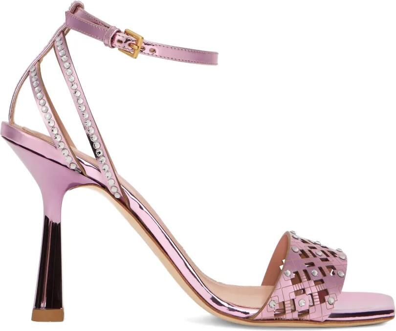 Alberta Ferretti Sandalen verfraaid met kristal Roze