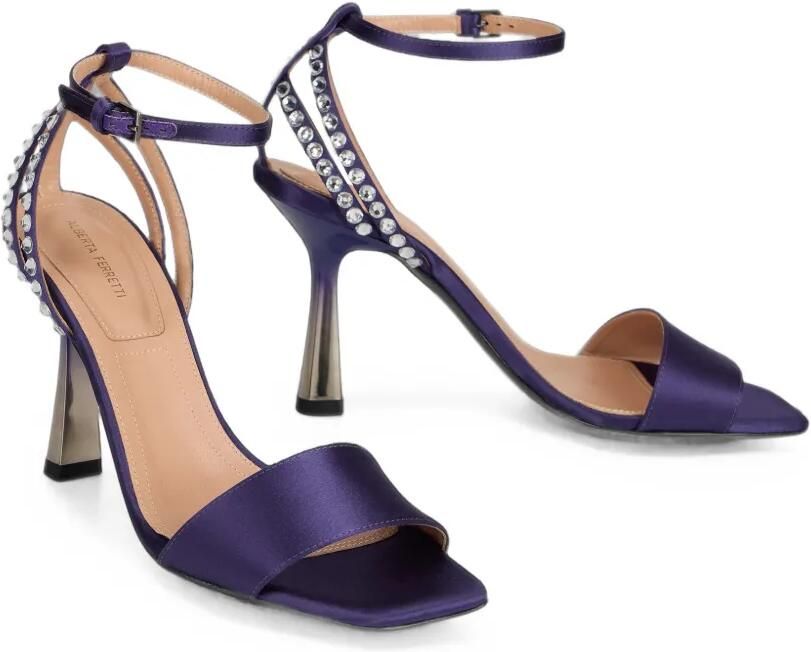Alberta Ferretti Sandalen verfraaid met kristallen Paars - Foto 2