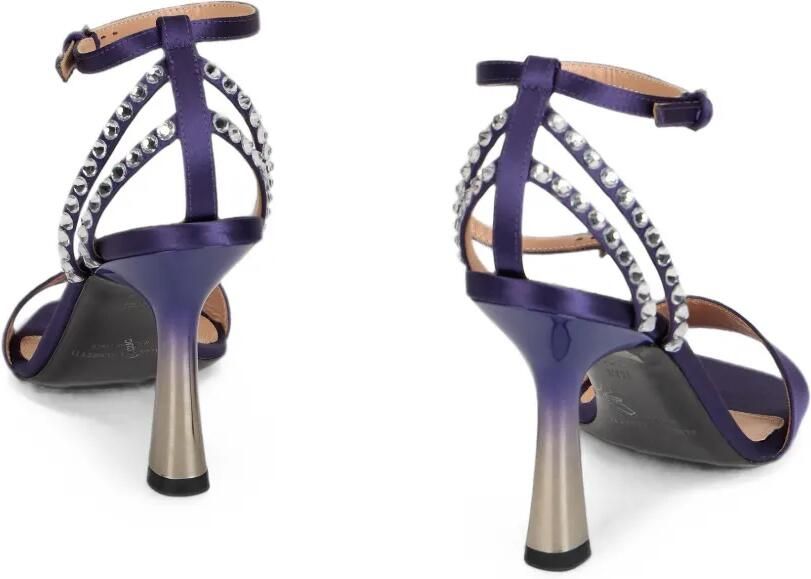 Alberta Ferretti Sandalen verfraaid met kristallen Paars - Foto 3