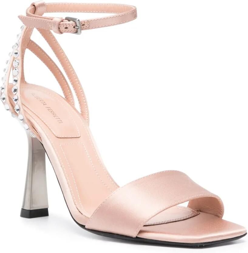 Alberta Ferretti Sandalen verfraaid met kristallen Roze - Foto 2