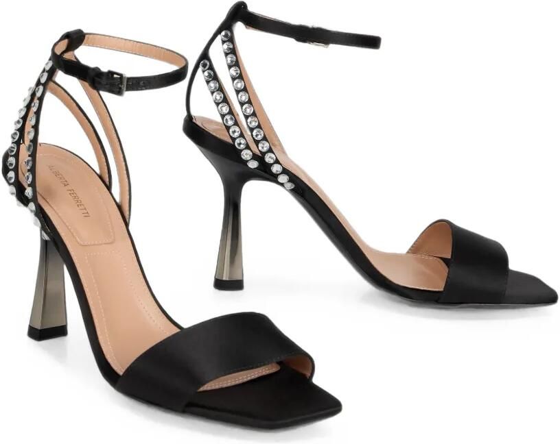 Alberta Ferretti Sandalen verfraaid met kristallen Zwart - Foto 3
