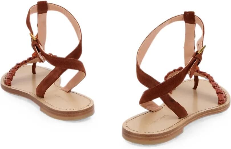 Alberta Ferretti Verfraaide sandalen Bruin - Foto 2