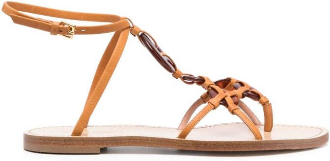 Alberta Ferretti Sandalen Bruin