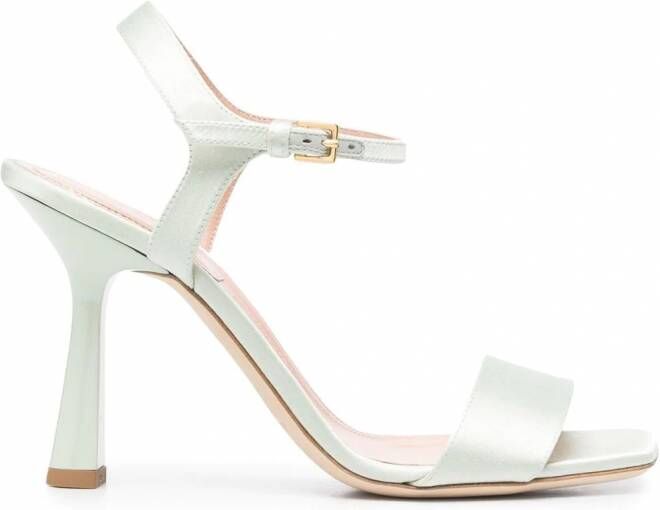 Alberta Ferretti Sandalen met hak Groen