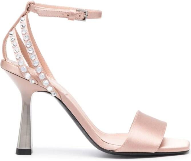 Alberta Ferretti Sandalen verfraaid met kristallen Roze