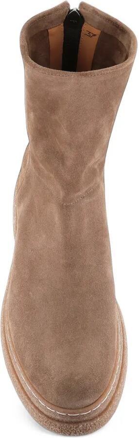 Alberto Fasciani Gill suede rear-zip ankle boots Beige - Foto 4