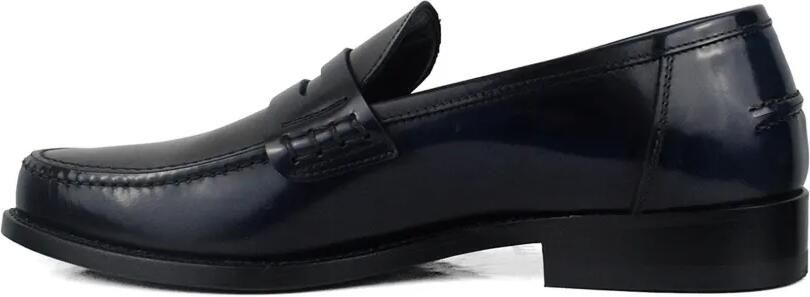 Alberto Fasciani Glanzende leren loafers Blauw - Foto 2