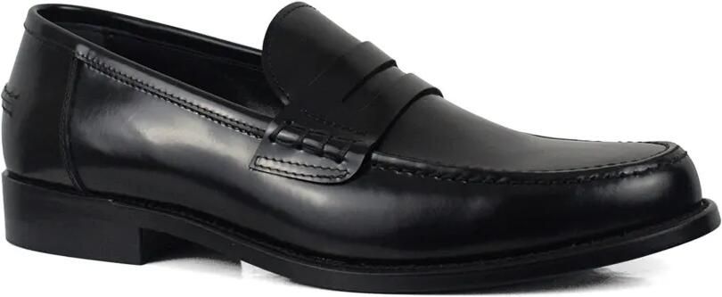 Alberto Fasciani Glanzende leren loafers Zwart - Foto 2