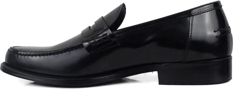Alberto Fasciani Glanzende leren loafers Zwart - Foto 3