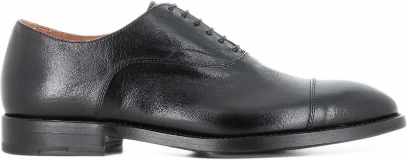 Alberto Fasciani Jason leather oxford shoes Zwart