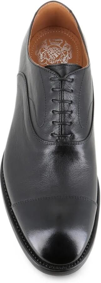 Alberto Fasciani Jason leather oxford shoes Zwart - Foto 5