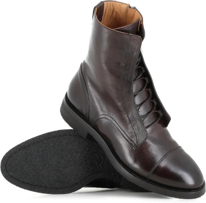 Alberto Fasciani lace-up leather ankle boots Bruin - Foto 4