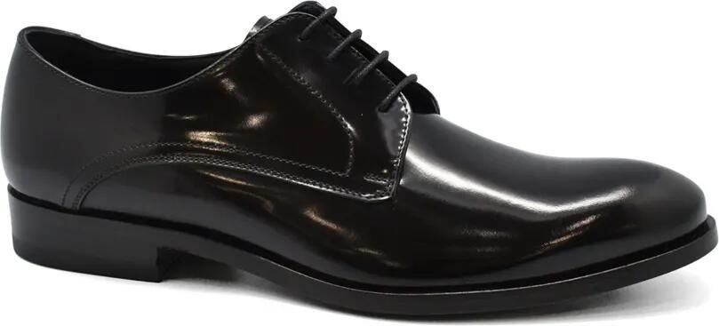 Alberto Fasciani Leren derby schoenen Zwart - Foto 2