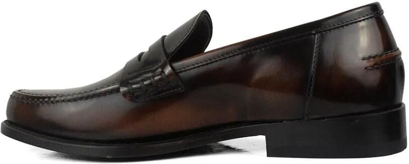 Alberto Fasciani Leren loafers Bruin - Foto 2