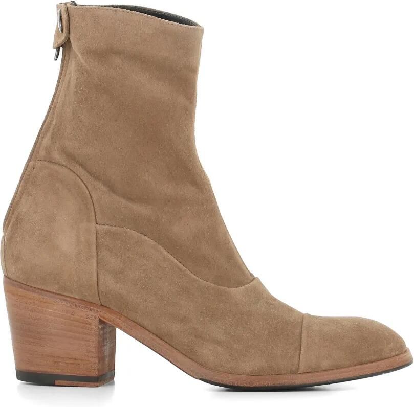 Alberto Fasciani Oxana laarzen met rits Beige
