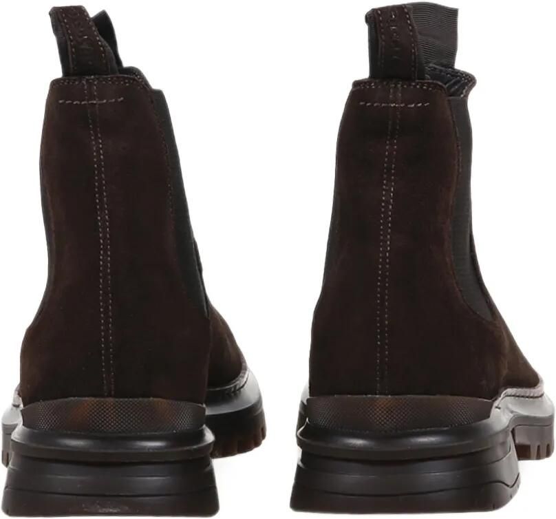 Alberto Fasciani suede Chelsea boots Bruin - Foto 2