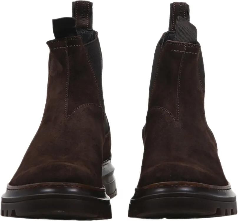 Alberto Fasciani suede Chelsea boots Bruin - Foto 3
