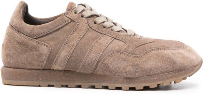 Alberto Fasciani Leren sneakers Beige