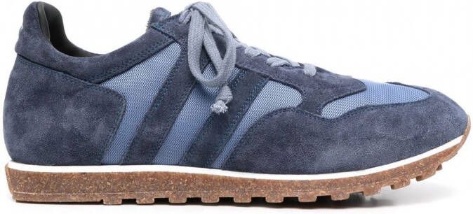 Alberto Fasciani Sneakers met zijstreep Blauw