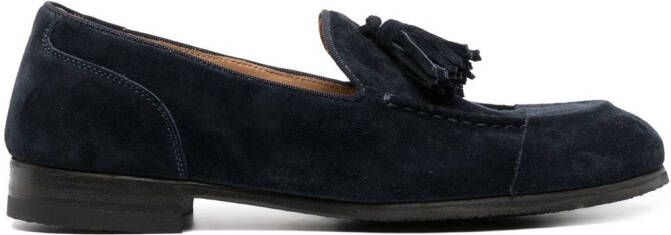 Alberto Fasciani Loafers verfraaid met kwast Blauw