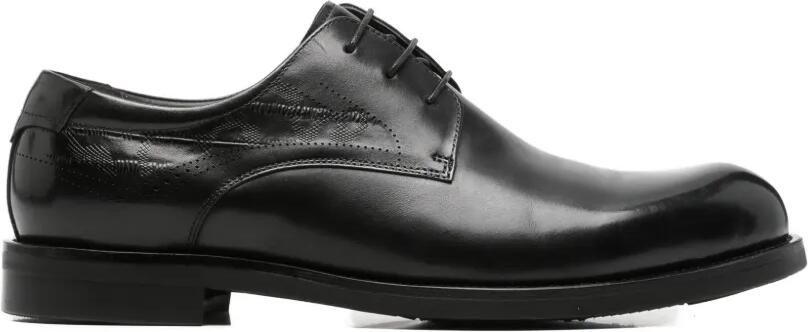 Alberto Gozzi Brogues met geperforeerd detail Zwart