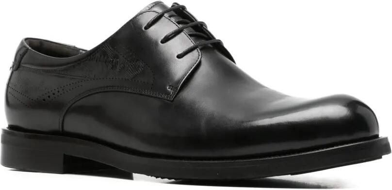 Alberto Gozzi Brogues met geperforeerd detail Zwart - Foto 3