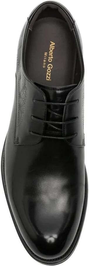 Alberto Gozzi Brogues met geperforeerd detail Zwart - Foto 4