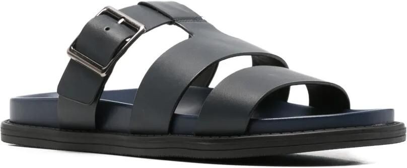 Alberto Gozzi Gekooide sandalen met gesp Blauw - Foto 4