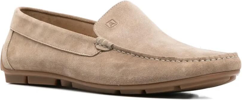 Alberto Gozzi Leren loafers Beige - Foto 4