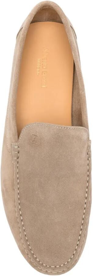 Alberto Gozzi Leren loafers Beige - Foto 3