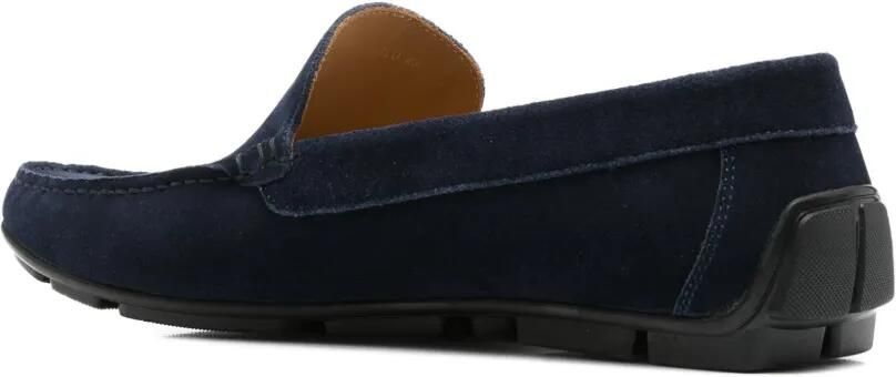 Alberto Gozzi Leren loafers Blauw - Foto 3