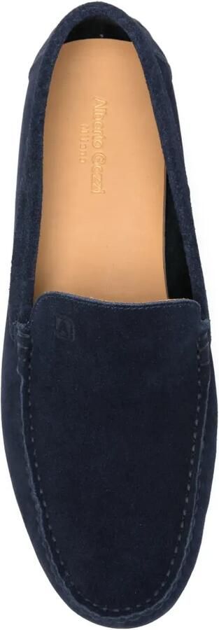 Alberto Gozzi Leren loafers Blauw - Foto 2