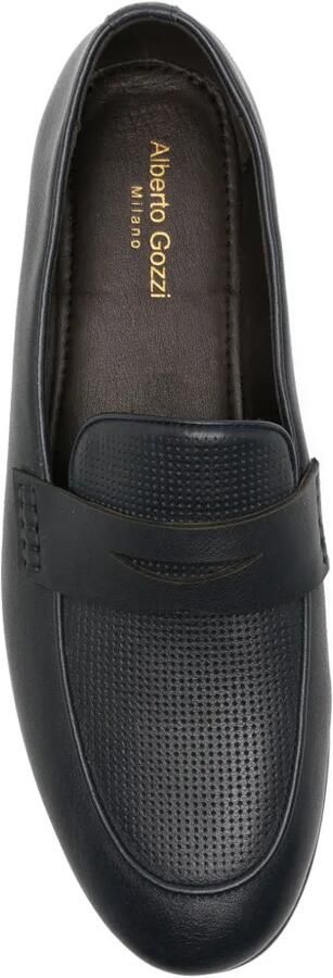 Alberto Gozzi Loafers met geperforeerd vlak Blauw - Foto 2