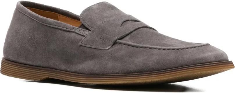 Alberto Gozzi Loafers met penny-slot en ronde neus Grijs - Foto 4