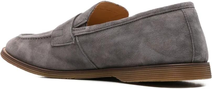 Alberto Gozzi Loafers met penny-slot en ronde neus Grijs - Foto 3