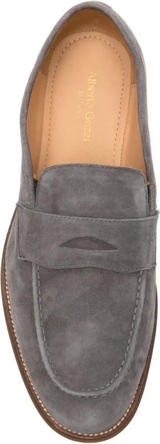 Alberto Gozzi Loafers met penny-slot en ronde neus Grijs - Foto 2