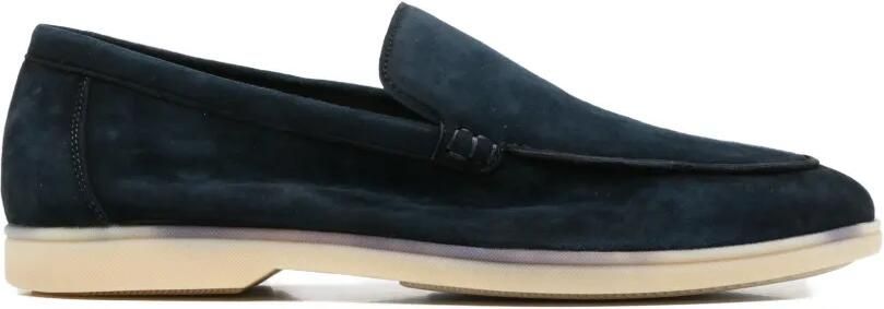 Alberto Gozzi Loafers met ronde neus Blauw