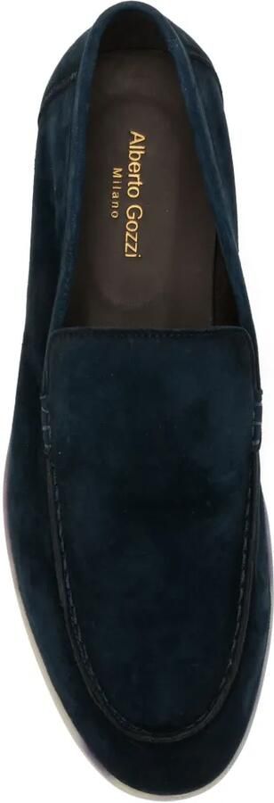 Alberto Gozzi Loafers met ronde neus Blauw - Foto 4