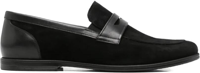 Alberto Gozzi Penny loafers Zwart