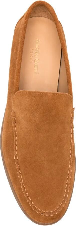 Alberto Gozzi Suède loafers Beige - Foto 3