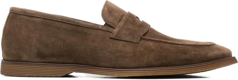 Alberto Gozzi Suède loafers Bruin